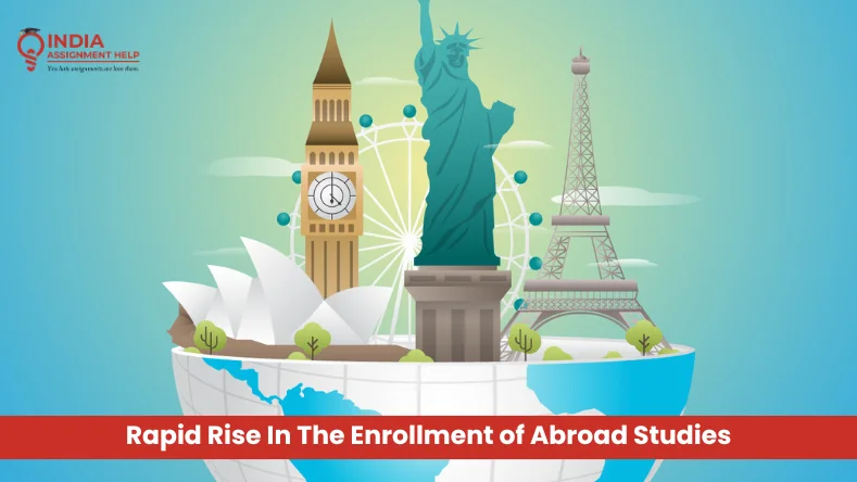 Rapid Rise In The Enrollment of Abroad Studies For Indian Students By 240%